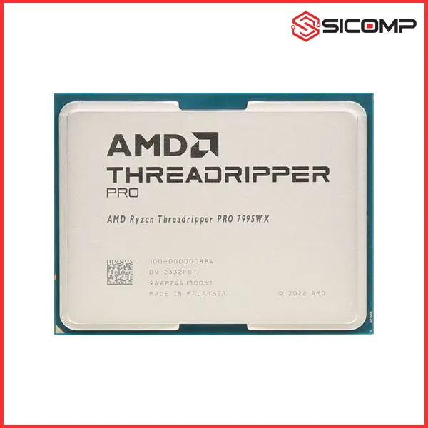 CPU AMD RYZEN THREADRIPPER PRO 7995WX ( 2.5GHZ UP TO 5.1GHZ, 96 CORES 192 THREADS, TDP 350W, SOCKET STR5), Picture 4