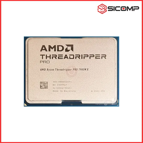 CPU AMD RYZEN THREADRIPPER PRO 7985WX ( 3.2GHZ UP TO 5.1GHZ, 64 CORES 128 THREADS, TDP 350W, SOCKET STR5), Picture 4