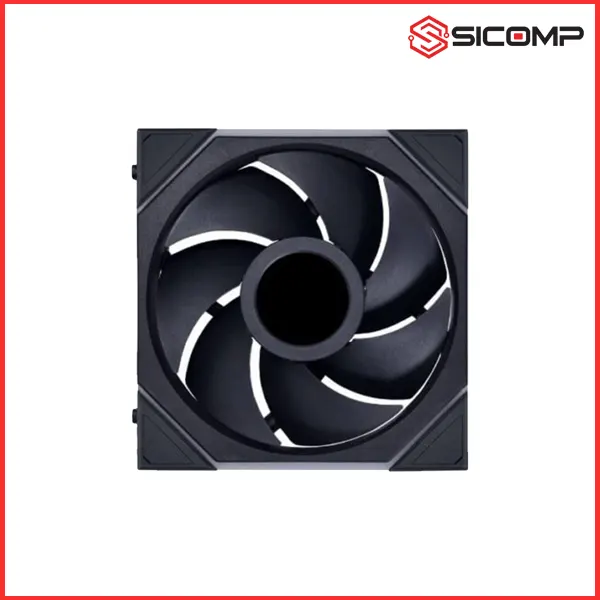 LIAN LI UNI FAN TL WIRELESS LCD 140 REVERSE BLACK / WHITE, Picture 3