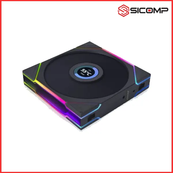 LIAN LI UNI FAN TL WIRELESS LCD 140 REVERSE BLACK / WHITE, Picture 7