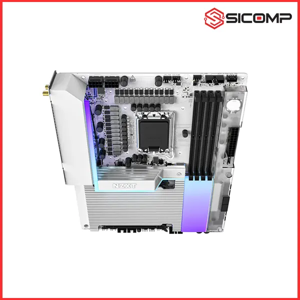 MAINBOARD NZXT N9 Z890 WHITE GAMING WIFI 7, Picture 3