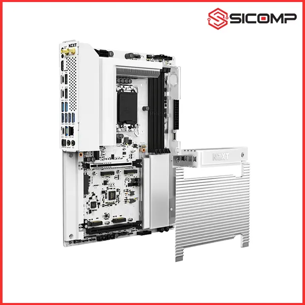 MAINBOARD NZXT N9 Z890 WHITE GAMING WIFI 7, Picture 4