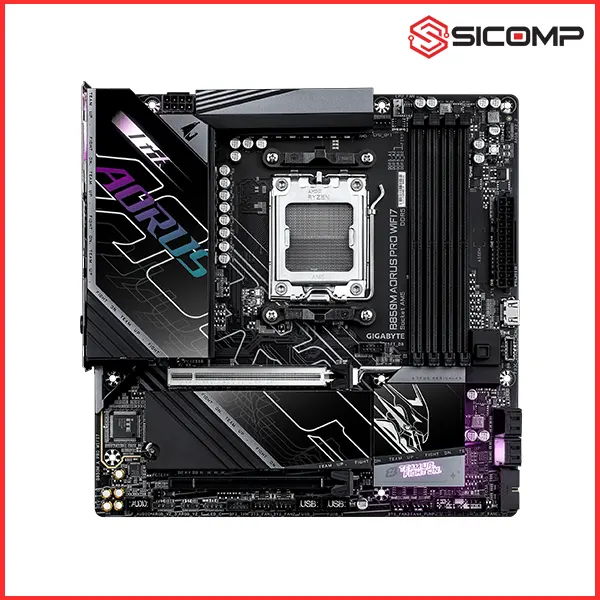 MAINBOARD GIGABYTE AORUS B850M PRO WIFI 7, Picture 2