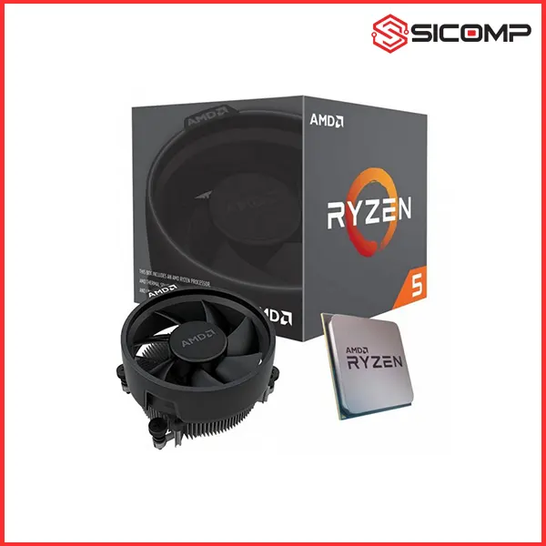 CPU AMD RYZEN 5 3400G TRAY (3.7 GHZ UP TO 4.2 GHZ, 4 CORE 8 THREADS, RADEON VEGA 11, SOCKET AM4, 65W) FULL VAT, Picture 3