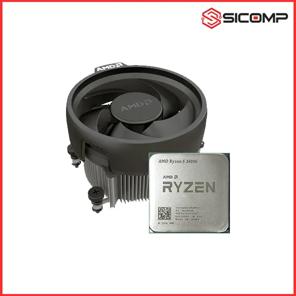 CPU AMD RYZEN 5 3400G TRAY (3.7 GHZ UP TO 4.2 GHZ, 4 CORE 8 THREADS, RADEON VEGA 11, SOCKET AM4, 65W) FULL VAT, Picture 4