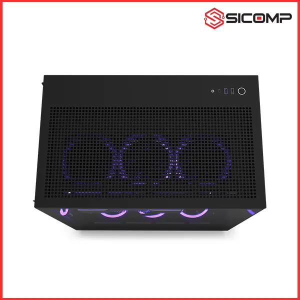 VỎ CASE NZXT H9 FLOW ALL BLACK (ATX | MID TOWER | KÈM 4 FAN), Picture 2