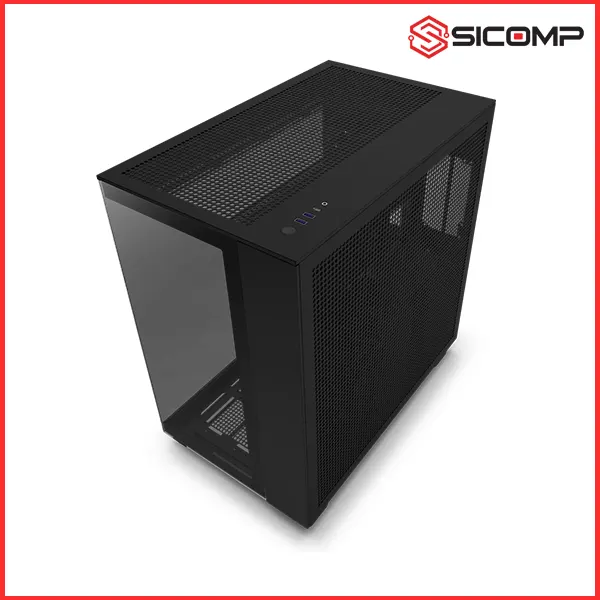 VỎ CASE NZXT H9 FLOW ALL BLACK (ATX | MID TOWER | KÈM 4 FAN), Picture 3