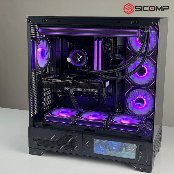PC RENDER AMD SICOMP (CPU 7900X | RTX 4070 | RAM 32GB | 500GB SSD), Picture 2