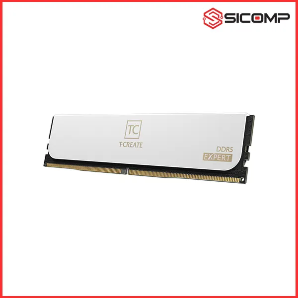RAM (EXPO/ XMP 3.0) TEAMGROUP T-CREATE EXPERT DDR5 WHITE 32GB 6400MHZ (2x16GB) CTCWD532G6400HC40BDC01, Picture 2
