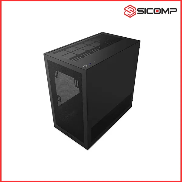 VỎ CASE NZXT H3 FLOW ALL BLACK M-ATX MICRO ATX (CC-H31FW-01), Picture 3