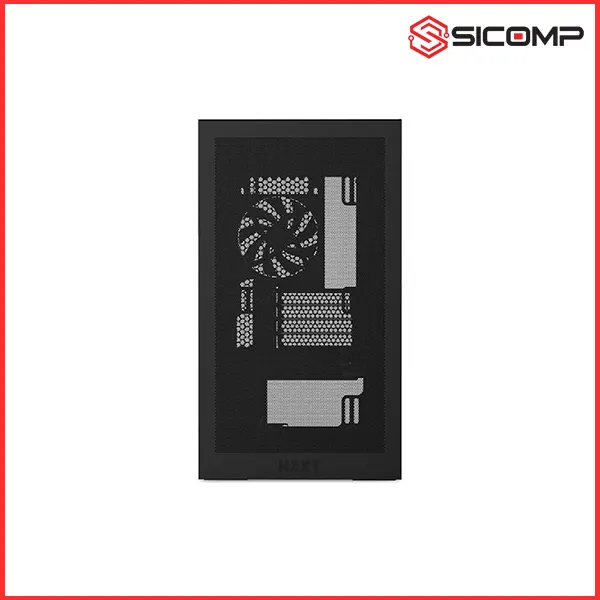 VỎ CASE NZXT H3 FLOW ALL BLACK M-ATX MICRO ATX (CC-H31FW-01), Picture 4