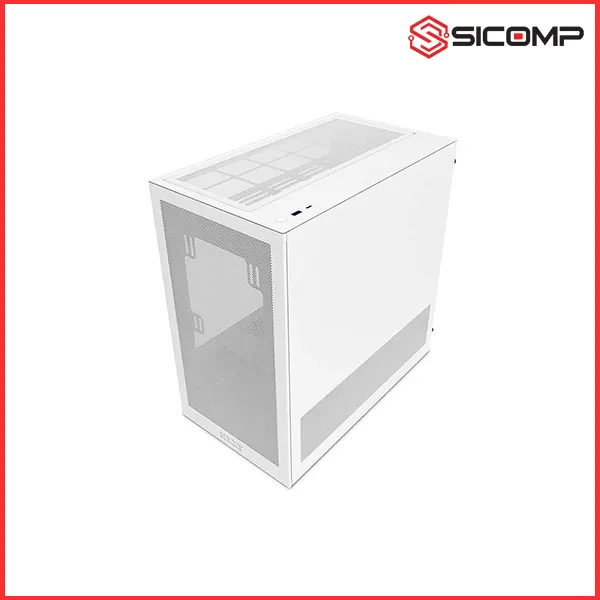 VỎ CASE NZXT H3 FLOW ALL WHITE M-ATX MICRO ATX (CC-H31FW-01), Picture 3