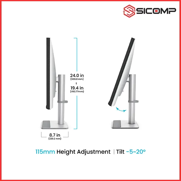 MÀN HÌNH BENQ MA3200U (31.5 INCH - 4K UHD - IPS - 60 HZ) Eyecare, USB-C Chuyên cho Mac, Picture 4