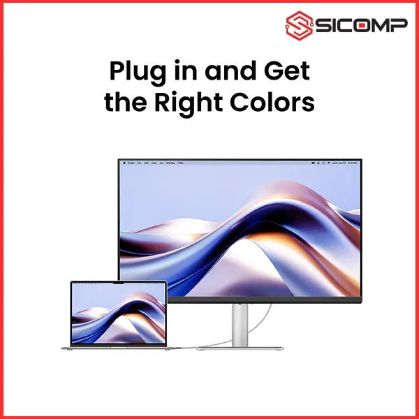 MÀN HÌNH BENQ MA3200U (31.5 INCH - 4K UHD - IPS - 60 HZ) Eyecare, USB-C Chuyên cho Mac, Picture 6