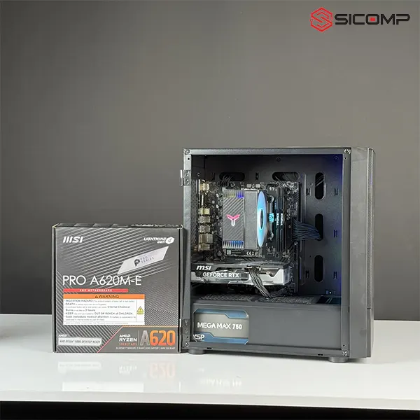 PC VENTUS R5 7500F ( RYZEN 5 7500F / MAINBOARD MSI PRO A620M-E / RTX 5060), Picture 4