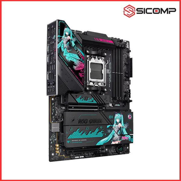 MAINBOARD ASUS ROG STRIX X870E-H GAMING WIFI 7 HATSUNE MIKU EDITION, Picture 3