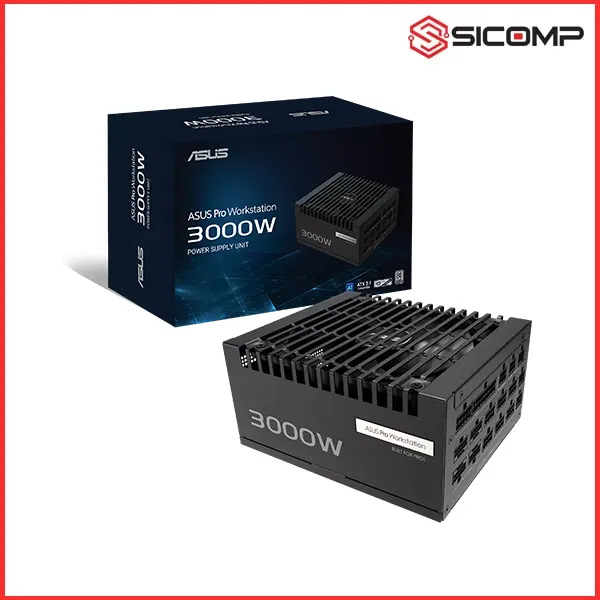 NGUỒN ASUS WS PRO 3000W (FULL MODULAR | 80 PLUS PLATINUM | MÀU ĐEN | ATX 3.1), Picture 1