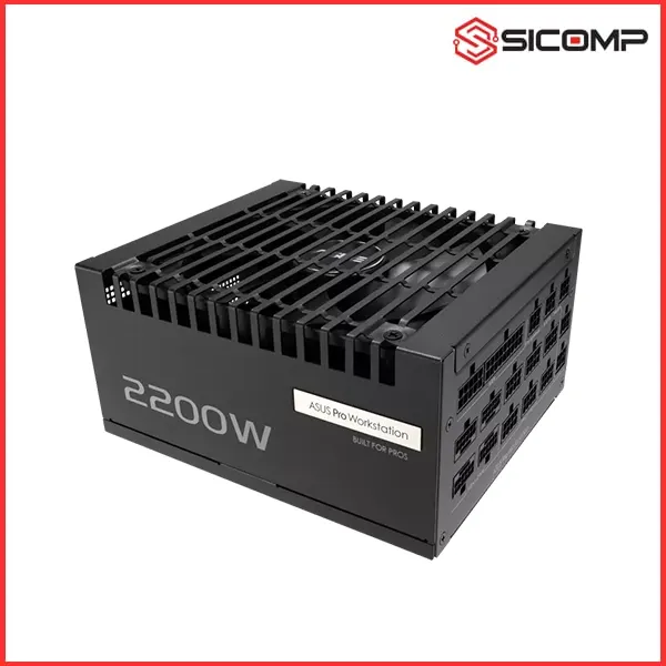 NGUỒN ASUS WS PRO 2200W (FULL MODULAR | 80 PLUS PLATINUM | MÀU ĐEN | ATX 3.1 | PCIE 5.1), Picture 3