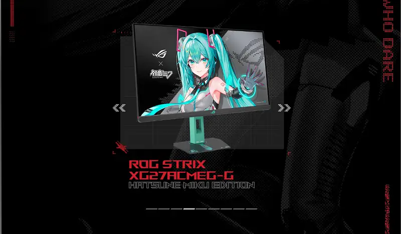 ASUS ROG STRIX XG27ACMEG HATSUNE MIKU EDITION