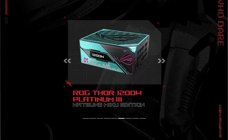 ASUS ROG THOR 1200 III HATSUNE MIKU EDITION