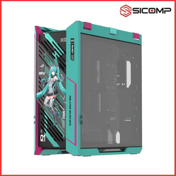 VỎ CASE ASUS ROG STRIX HELIOS II HATSUNE MIKU EDITION, Picture 2
