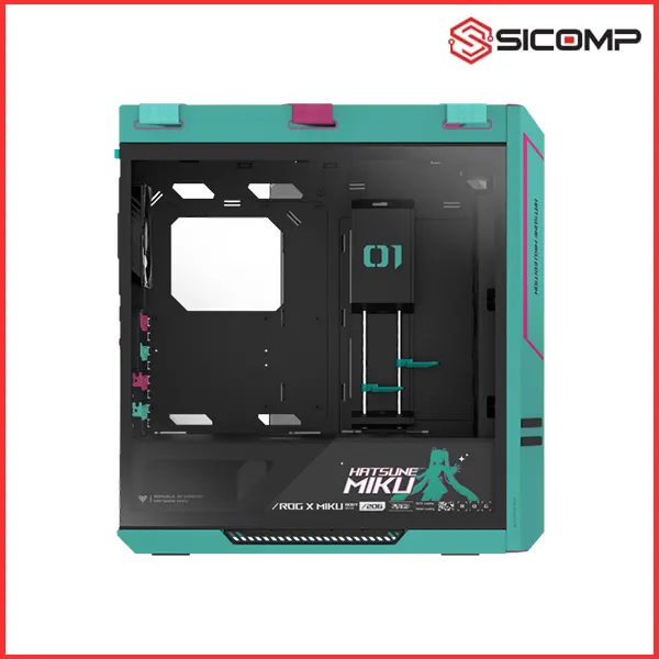 VỎ CASE ASUS ROG STRIX HELIOS II HATSUNE MIKU EDITION, Picture 3