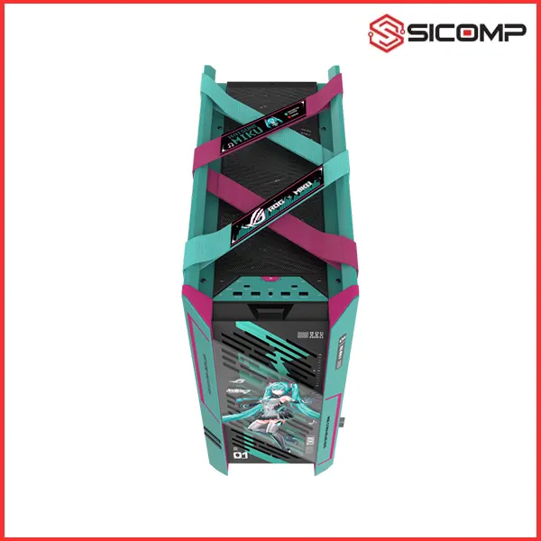 VỎ CASE ASUS ROG STRIX HELIOS II HATSUNE MIKU EDITION, Picture 5