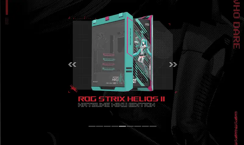 ASUS ROG STRIX HELIOS II HATSUNE MIKU EDITION