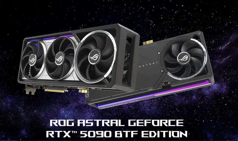 ROG ASTRAL GEFORCE RTX 5090 BTF OC EDITION