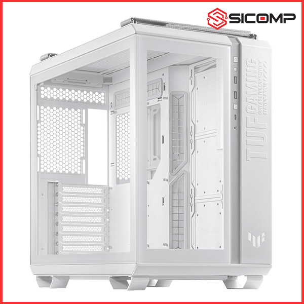 VỎ CASE ASUS TUF GAMING GT502 (ATX / MID TOWER / MÀU TRẮNG), Picture 1