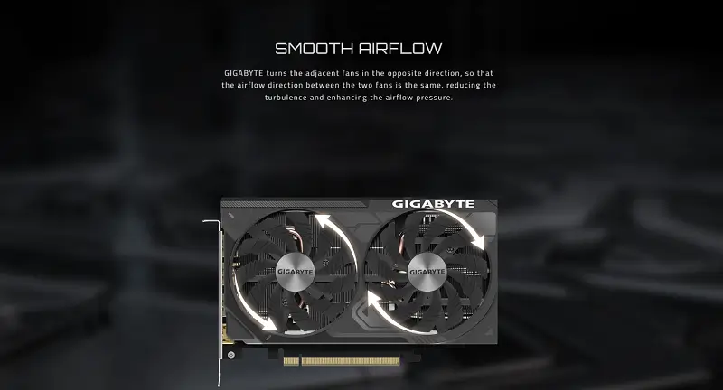 Thiết Kế Windforce 2X - 2 quạt tí hon nhưng vẫn mát mẻ