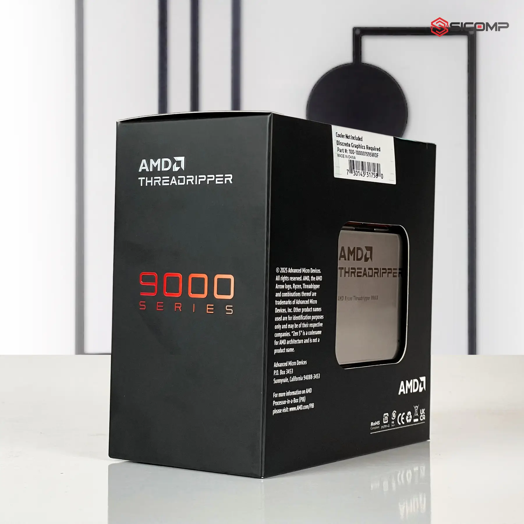 CPU AMD RYZEN THREADRIPPER 9960X (4.2GHZ UP TO 5.4GHZ | 24 CORES 48 THREADS | TDP 350W | SOCKET STR5), Picture 3