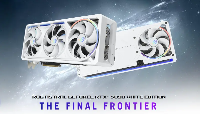 ROG ASTRAL RTX 5090 WHITE OC EDITION