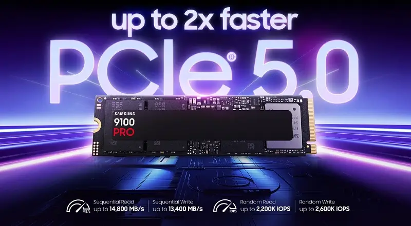 SAMSUNG 9100 PRO 4TB GEN 5.0