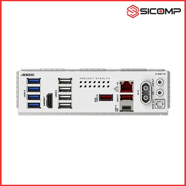 MAINBOARD GIGABYTE B850 AORUS STEALTH ICE WIFI 7 - X3D TURBO MODE, Picture 6