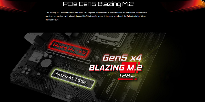 Hỗ trợ RAM DDR5 tốc độ siêu nhanh