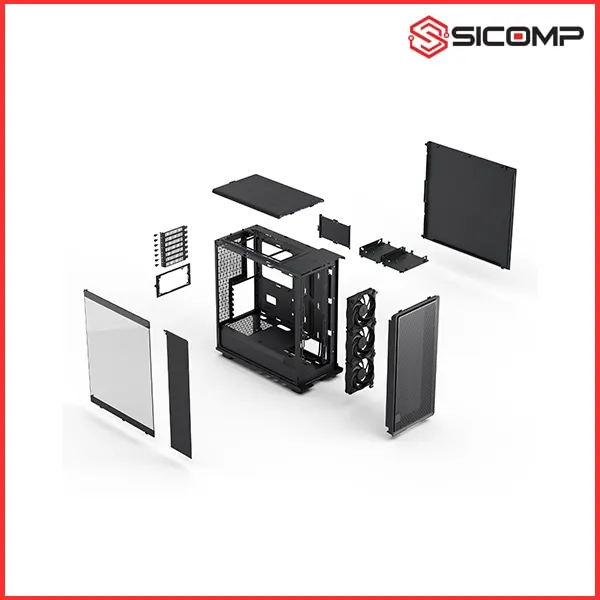 VỎ CASE FRACTAL EPOCH BLACK, Picture 7