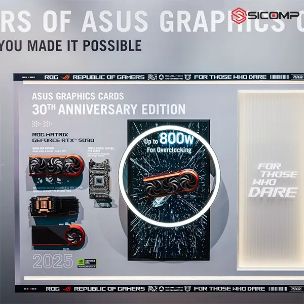 CARD MÀN HÌNH ASUS ROG MATRIX GEFORCE RTX 5090 32GB GDDR7 30TH ANNIVESARY LIMITED EDITION, Picture 3