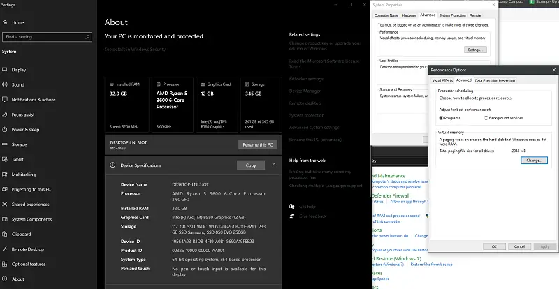 Tạo ra RAM ảo cho hệ thống