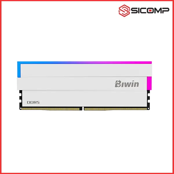 RAM (EXPO/ XMP 3.0) WHITE OPAL DW100 RGB 32GB 6000MHz DDR5 (16GBx2) BXL53260DW1-D36DW, Picture 2