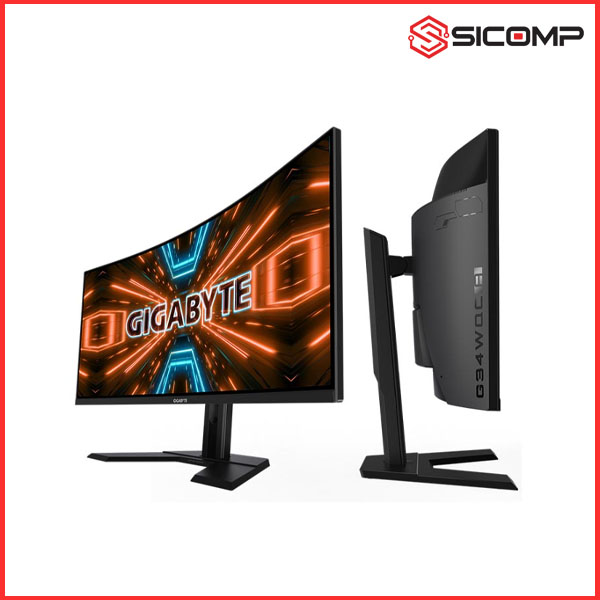 MÀN HÌNH GIGABYTE G34WQCA (34 INCH / WQHD / VA / 144Hz / 1MS), Picture 2