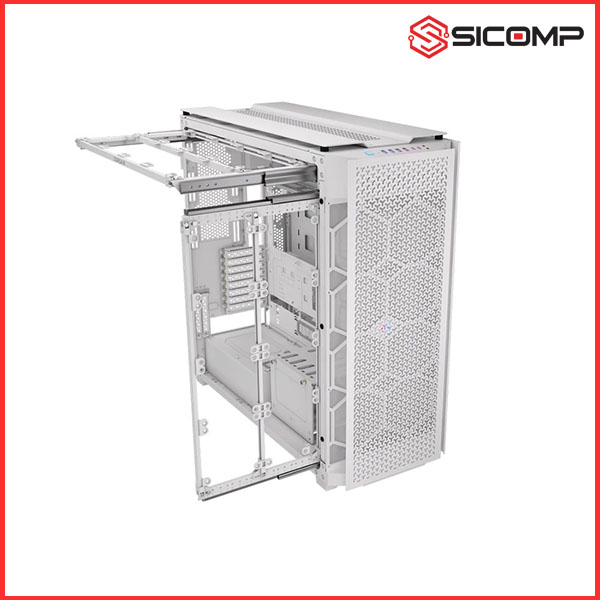 VỎ CASE CORSAIR ICUE LINK 9000D AIRFLOW TG SUPER-TOWER WHITE, Picture 2