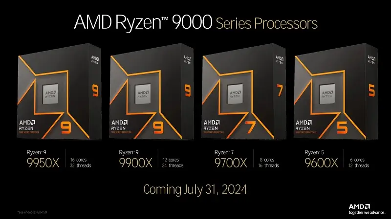 Ryzen 9000 series ra mắt
