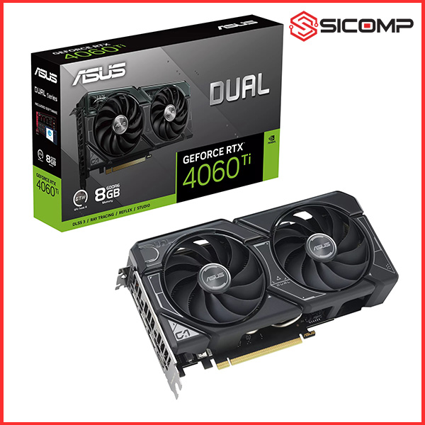 CARD MÀN HÌNH ASUS DUAL RTX 4060 TI 8G, Picture 1