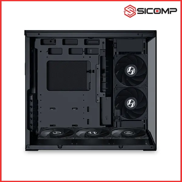 VỎ CASE LIAN-LI O11D MINI V2 FLOW (MINI TOWER, MÀU ĐEN) (SẴN 5 FAN), Picture 4