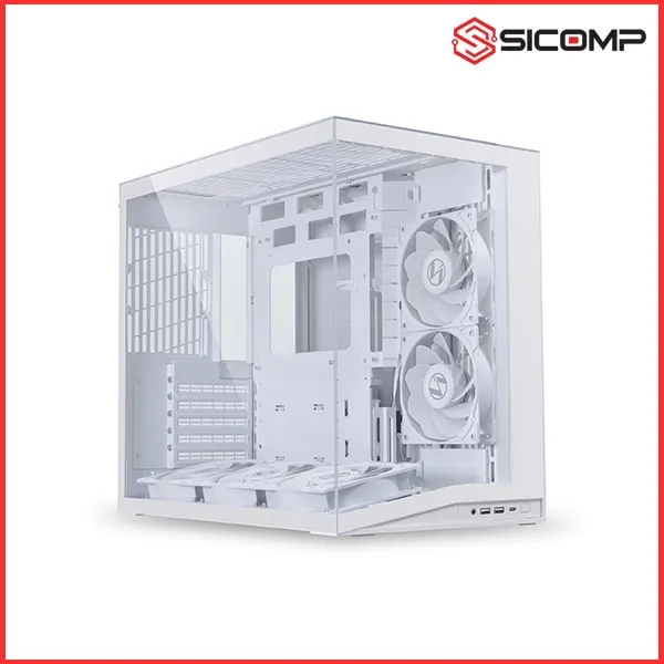 VỎ CASE LIAN-LI O11D MINI V2 FLOW (MINI TOWER, MÀU TRẮNG) (SẴN 5 FAN) , Picture 2