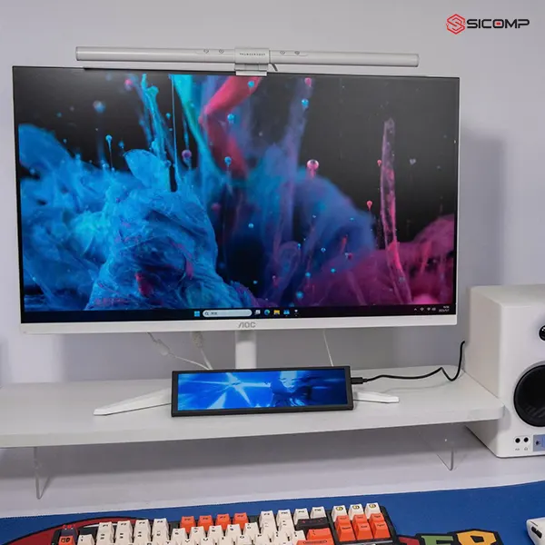 MÀN HÌNH PHỤ JUNGLE LEOPARD WHITE 9,16 INCH ( TÙY BIẾN GIAO DIỆN, HIỂN THỊ THÔNG SỐ PC ), Picture 2