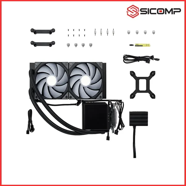 TẢN NHIỆT NƯỚC TRYX PANORAMA 240 ARGB BLACK, Picture 6