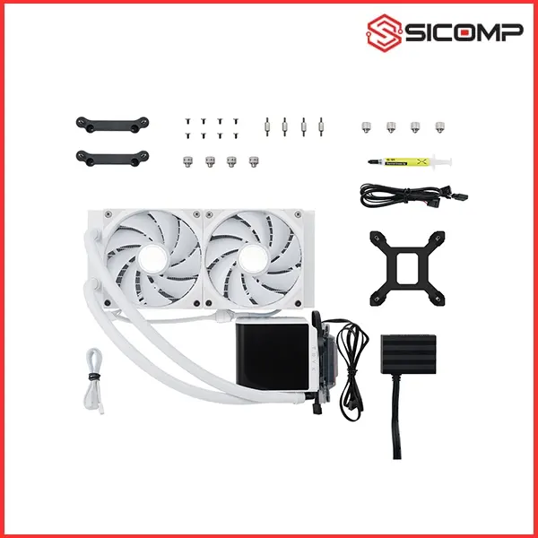 TẢN NHIỆT NƯỚC TRYX PANORAMA 240 ARGB WHITE, Picture 6