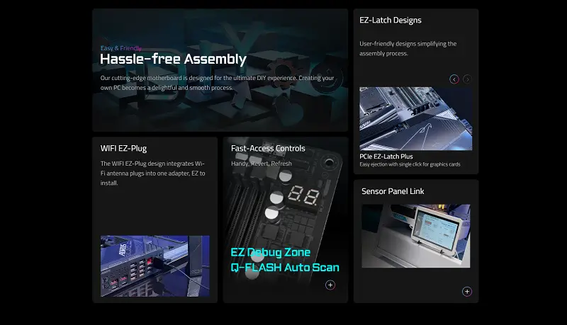 Cổng PCIe 5.0 mạnh mẽ